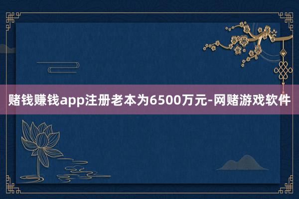 赌钱赚钱app注册老本为6500万元-网赌游戏软件