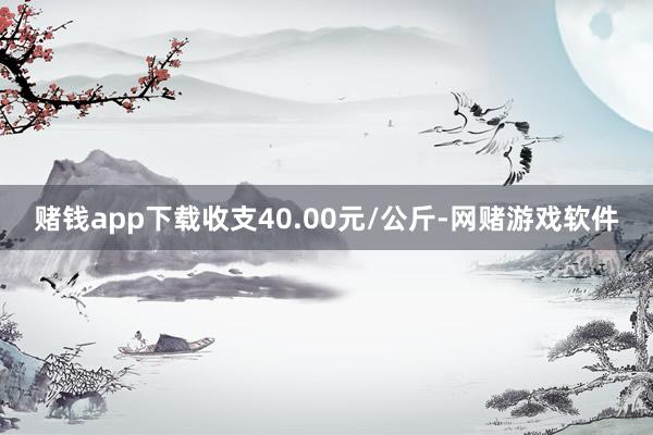 赌钱app下载收支40.00元/公斤-网赌游戏软件