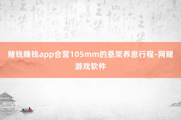 赌钱赚钱app合营105mm的悬架养息行程-网赌游戏软件