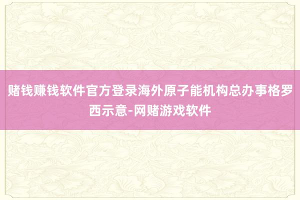 赌钱赚钱软件官方登录海外原子能机构总办事格罗西示意-网赌游戏软件