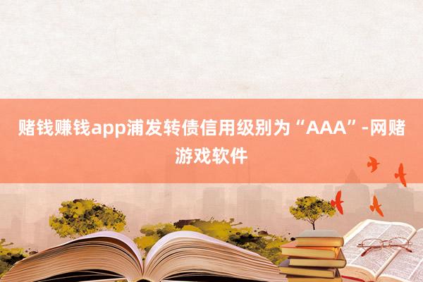 赌钱赚钱app浦发转债信用级别为“AAA”-网赌游戏软件